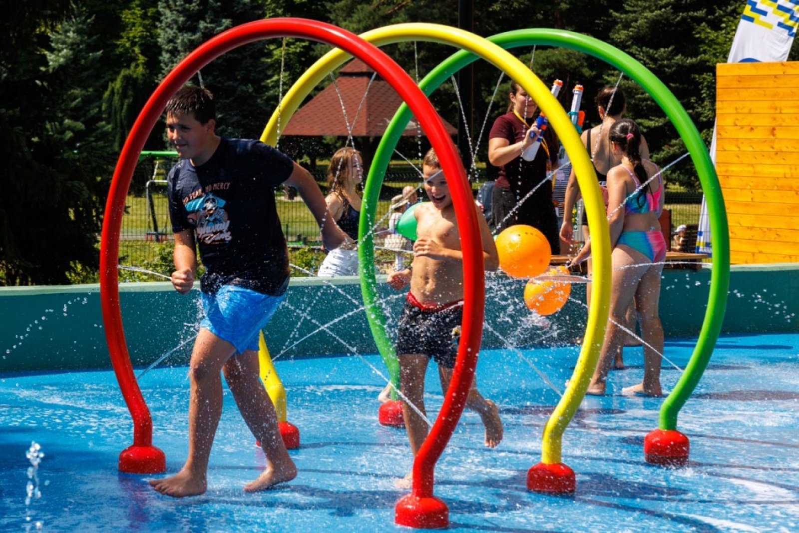 Zdjęcie w galerii na portalu naszwodzislaw.com: Nowy wodny plac zabaw na Śląsku [FOTO] wiadomości z regionu