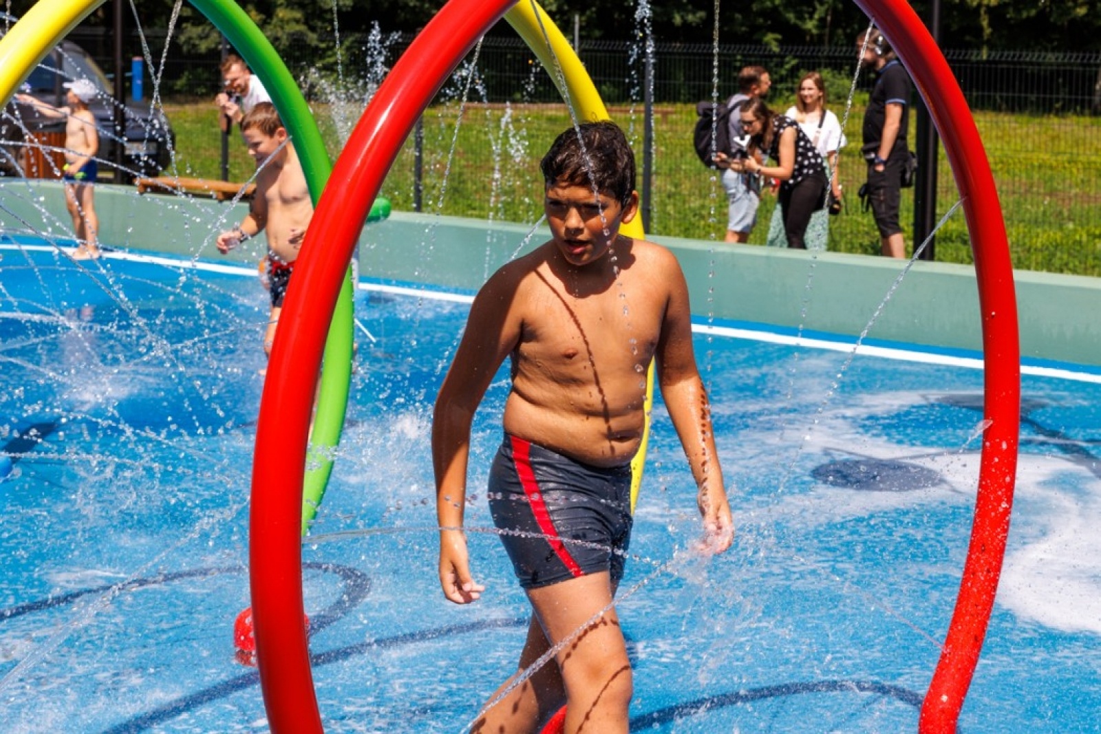 Zdjęcie w galerii na portalu naszwodzislaw.com: Nowy wodny plac zabaw na Śląsku [FOTO] wiadomości z regionu