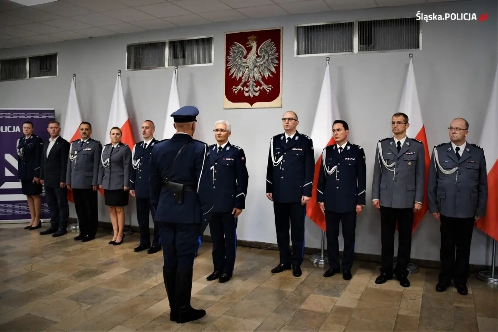 Zdjęcie w galerii na portalu naszwodzislaw.com: Nowi policjanci dla śląskich garnizonów wiadomości z regionu