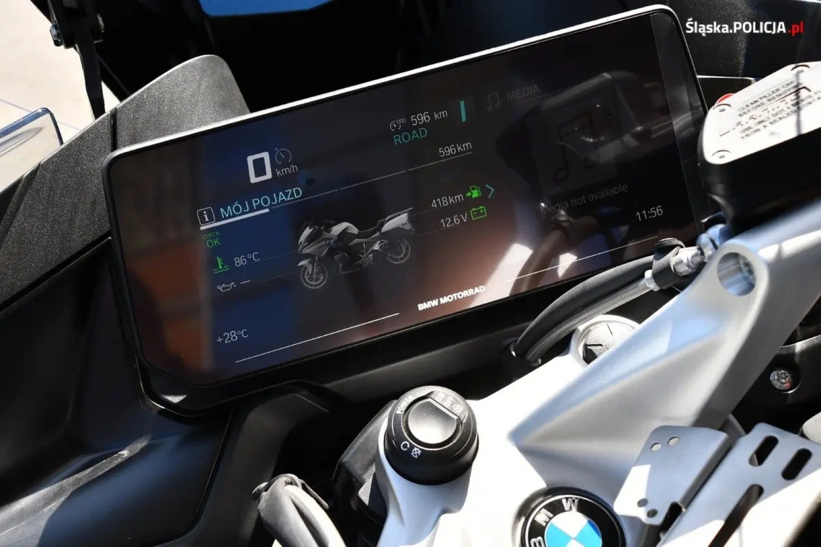 Zdjęcie w galerii na portalu naszwodzislaw.com: Śląska drogówka przesiada się na BMW R1250RT wiadomości z regionu