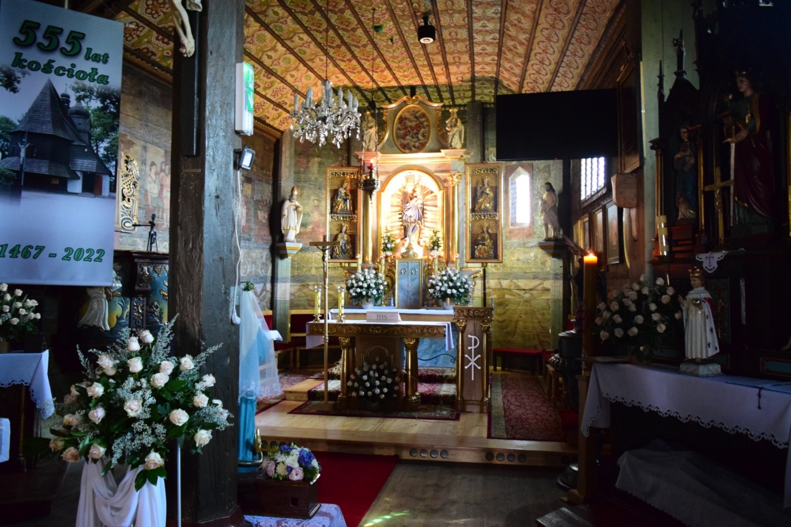 Zdjęcie w galerii na portalu naszwodzislaw.com: Kościół w Łaziskach ma już ponad pięć i pół wieku [FOTO] wiadomości z regionu