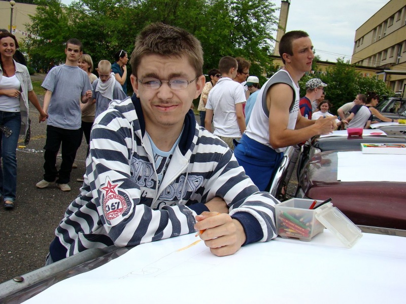 Zdjęcie w galerii na portalu naszwodzislaw.com: Uczniowie za kierownicami terenówek wiadomości z regionu