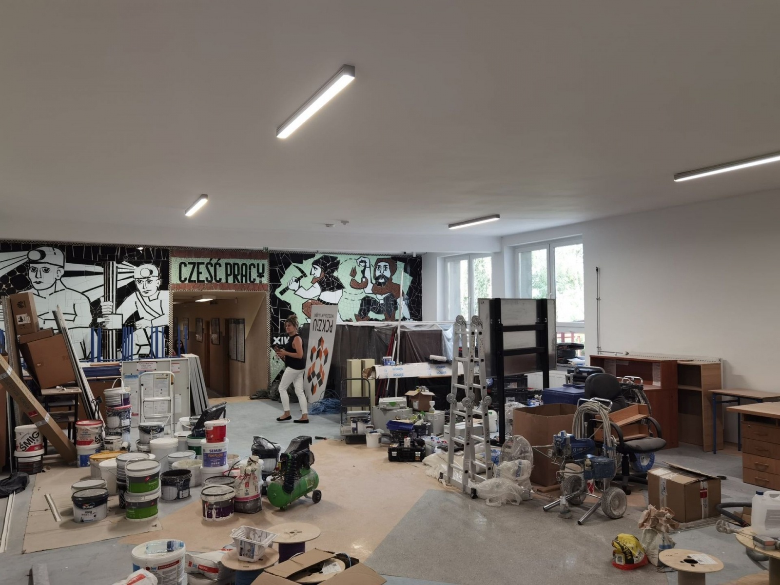 Zdjęcie w galerii na portalu naszwodzislaw.com: Wakacyjne remonty w powiatowych szkołach [FOTO] wiadomości z regionu