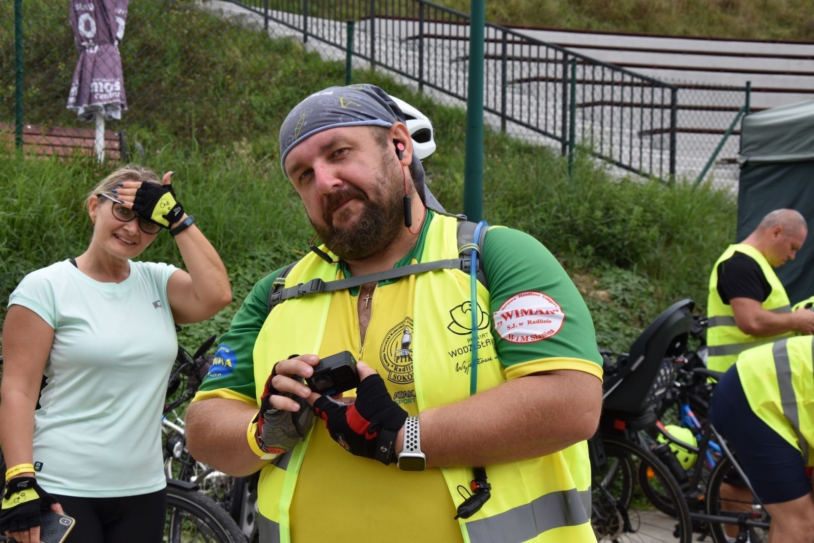 Zdjęcie w galerii na portalu naszwodzislaw.com: Ponad pół tysiąca rowerzystów na trasie [FOTO] wiadomości z regionu