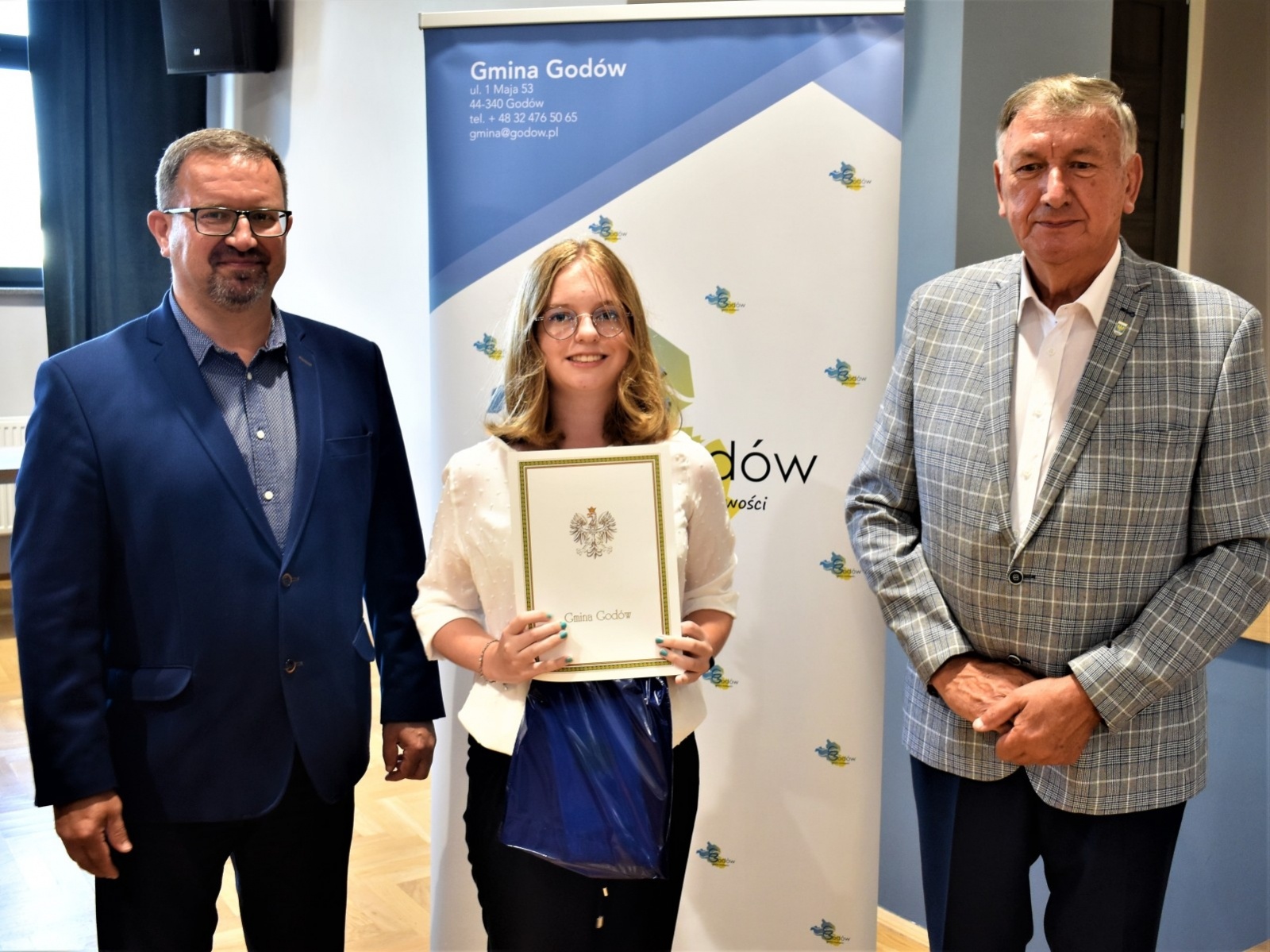 Zdjęcie w galerii na portalu naszwodzislaw.com: Najlepsi z najlepszych. Poznaj stypendystów z Gminy Godów wiadomości z regionu