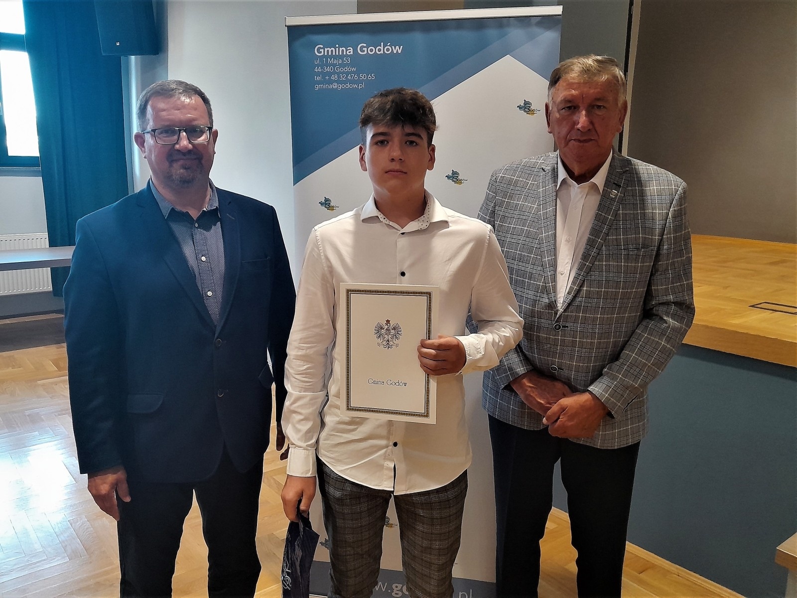 Zdjęcie w galerii na portalu naszwodzislaw.com: Najlepsi z najlepszych. Poznaj stypendystów z Gminy Godów wiadomości z regionu
