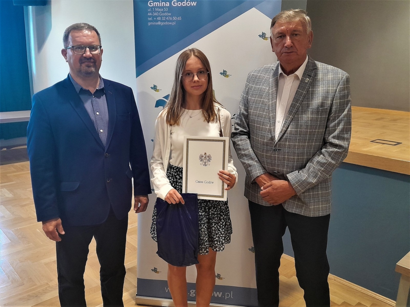 Zdjęcie w galerii na portalu naszwodzislaw.com: Najlepsi z najlepszych. Poznaj stypendystów z Gminy Godów wiadomości z regionu