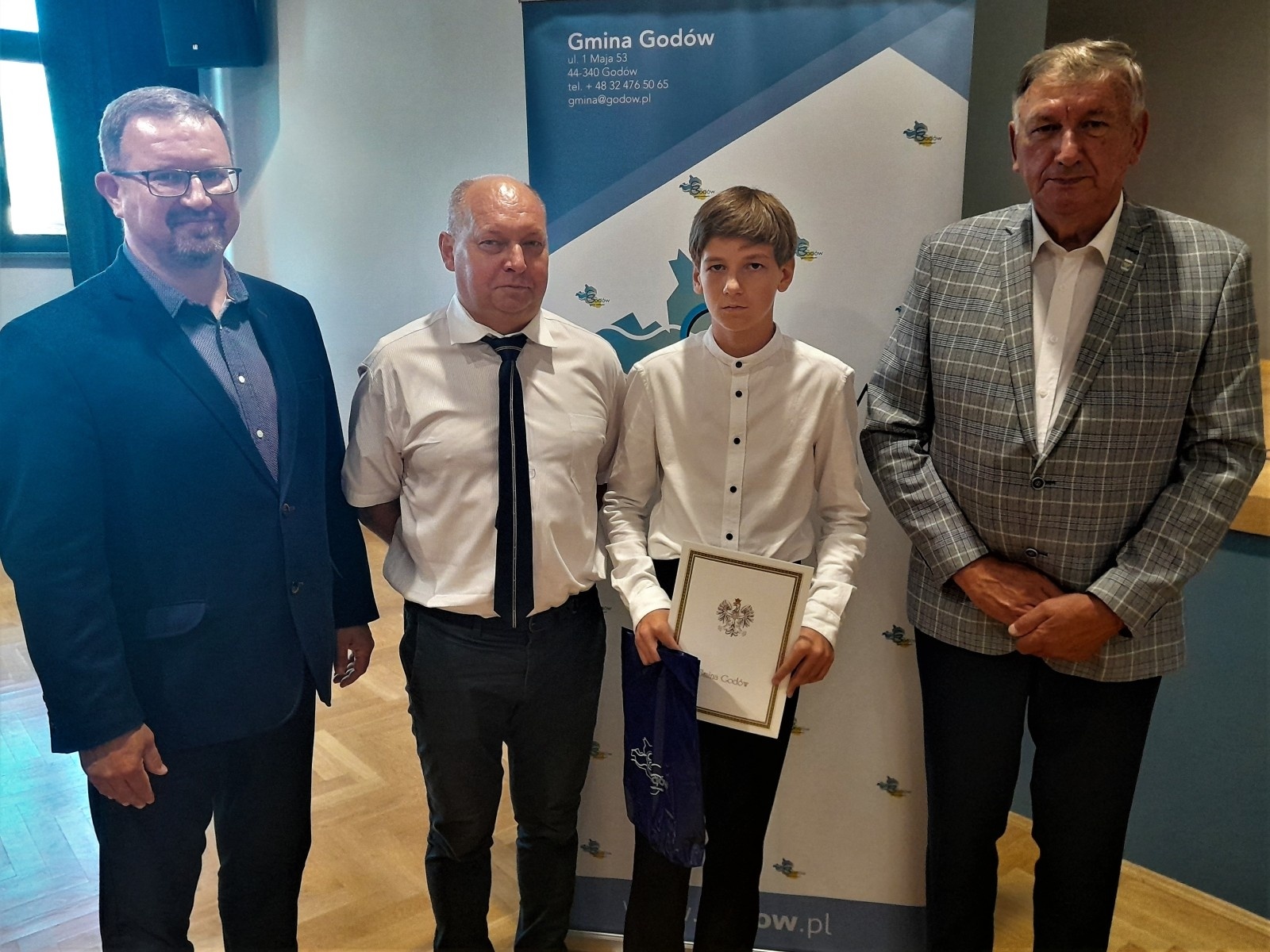 Zdjęcie w galerii na portalu naszwodzislaw.com: Najlepsi z najlepszych. Poznaj stypendystów z Gminy Godów wiadomości z regionu
