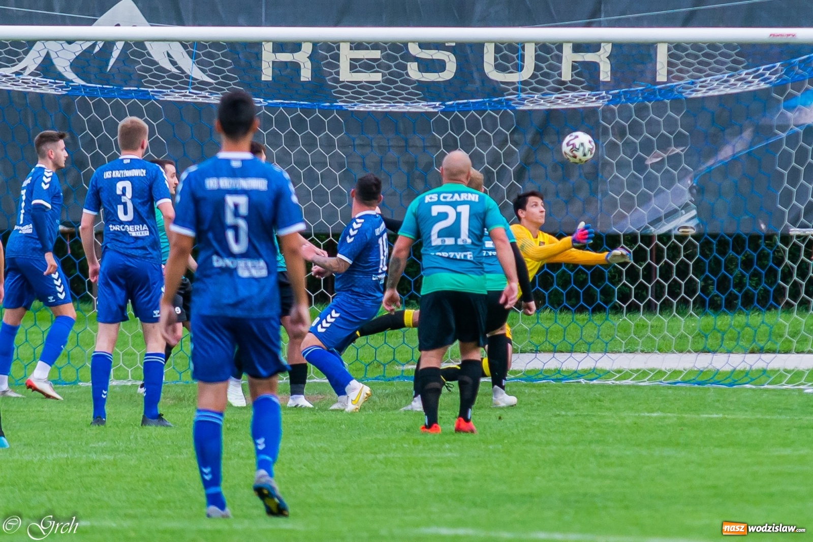 Zdjęcie w galerii na portalu naszwodzislaw.com: Puchar Polski. Czarni Gorzyce za burtą [FOTO] wiadomości z regionu