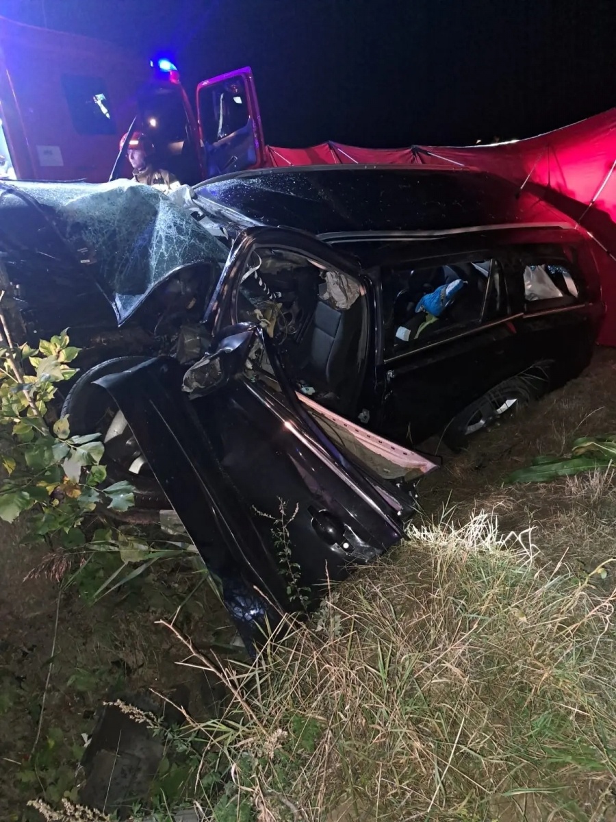 Zdjęcie w galerii na portalu naszwodzislaw.com: Tragiczny wypadek w Lubomi. Nie żyje 34-latek wiadomości z regionu