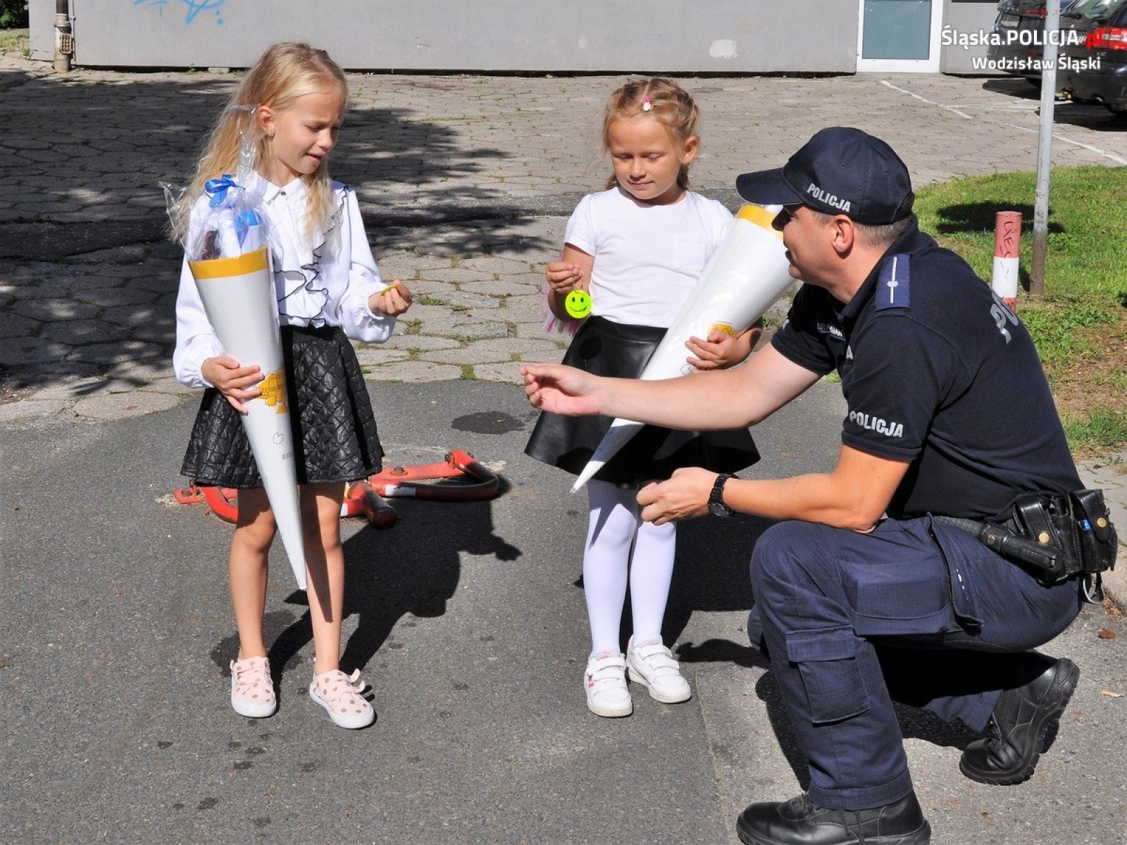 Zdjęcie w galerii na portalu naszwodzislaw.com: Bezpieczna droga do szkoły w powiecie wodzisławskim wiadomości z regionu