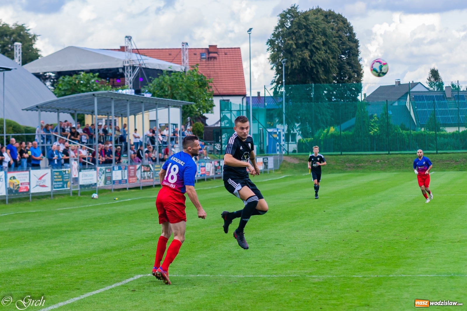 Zdjęcie w galerii na portalu naszwodzislaw.com: Kolejarz Chałupki pierwszym pogromcą Silesii Lubomia [FOTO] wiadomości z regionu