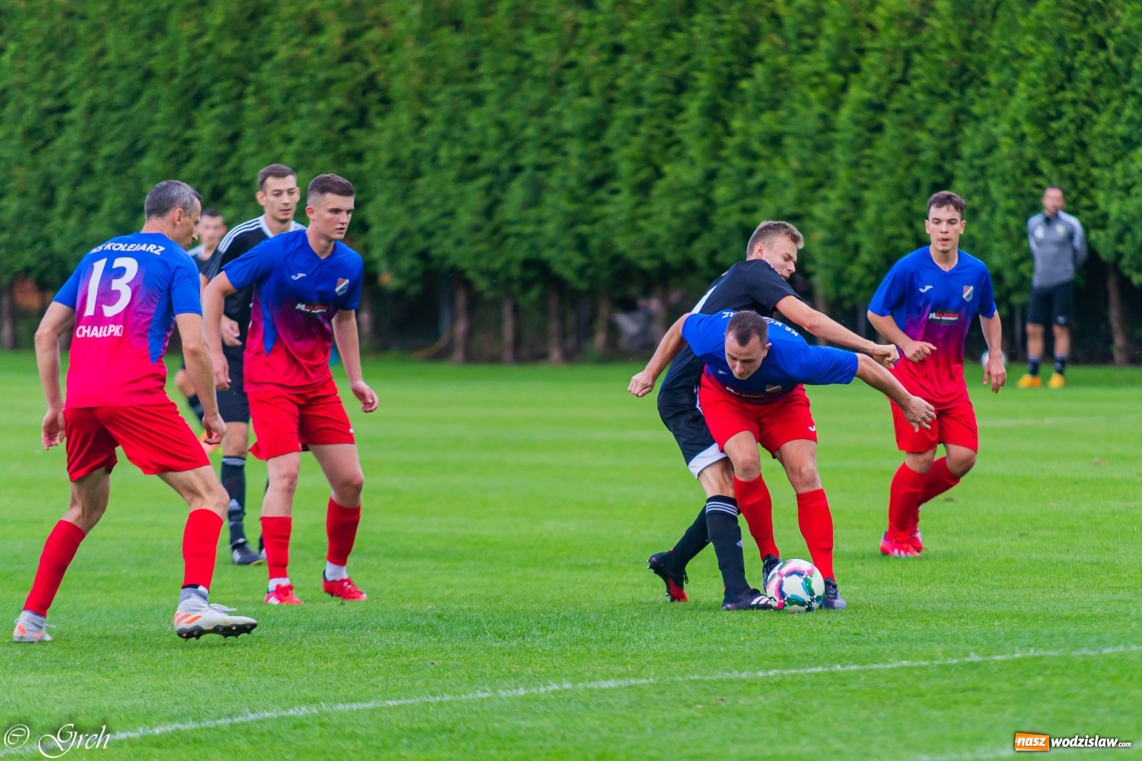 Zdjęcie w galerii na portalu naszwodzislaw.com: Kolejarz Chałupki pierwszym pogromcą Silesii Lubomia [FOTO] wiadomości z regionu