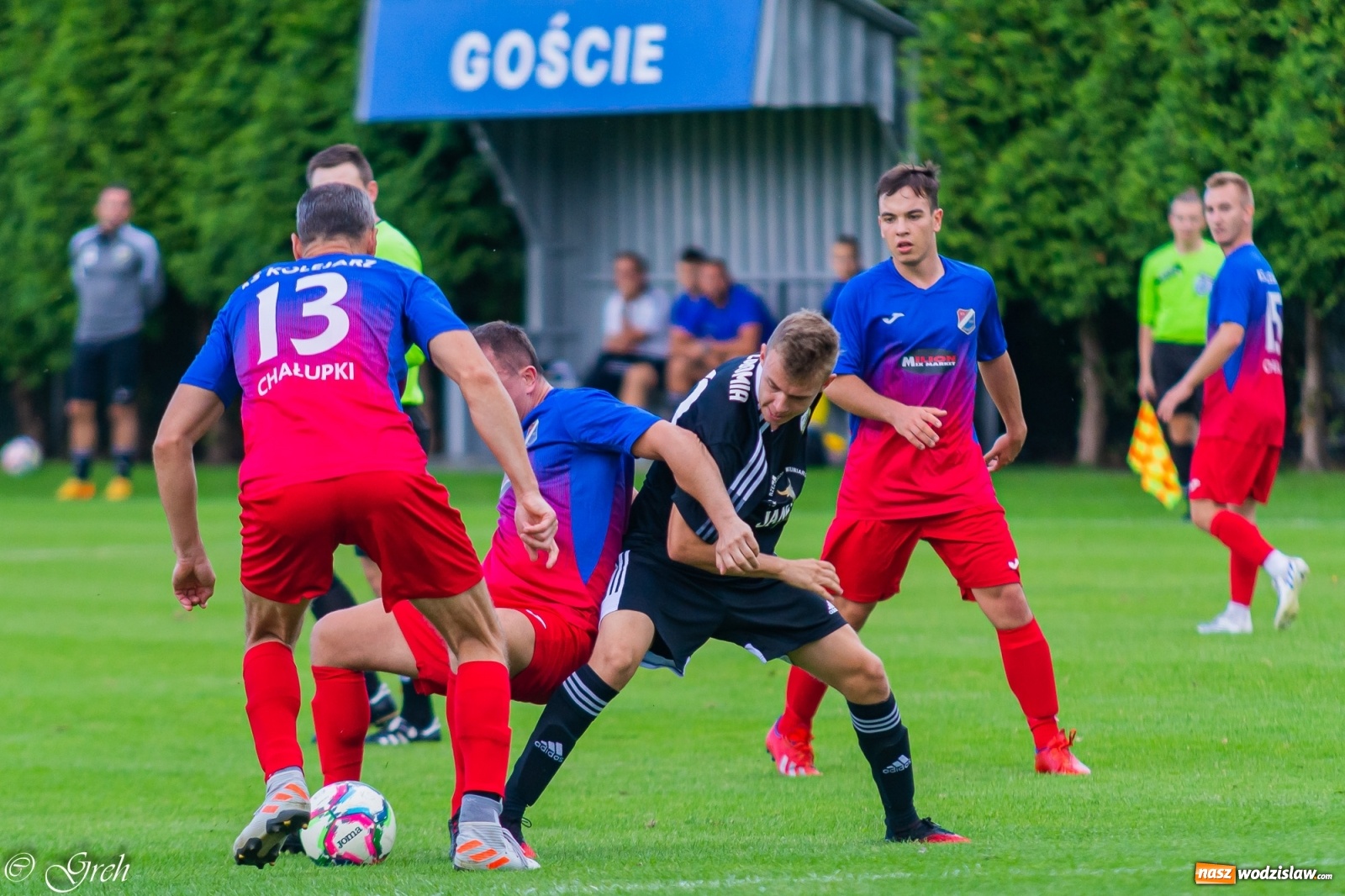 Zdjęcie w galerii na portalu naszwodzislaw.com: Kolejarz Chałupki pierwszym pogromcą Silesii Lubomia [FOTO] wiadomości z regionu