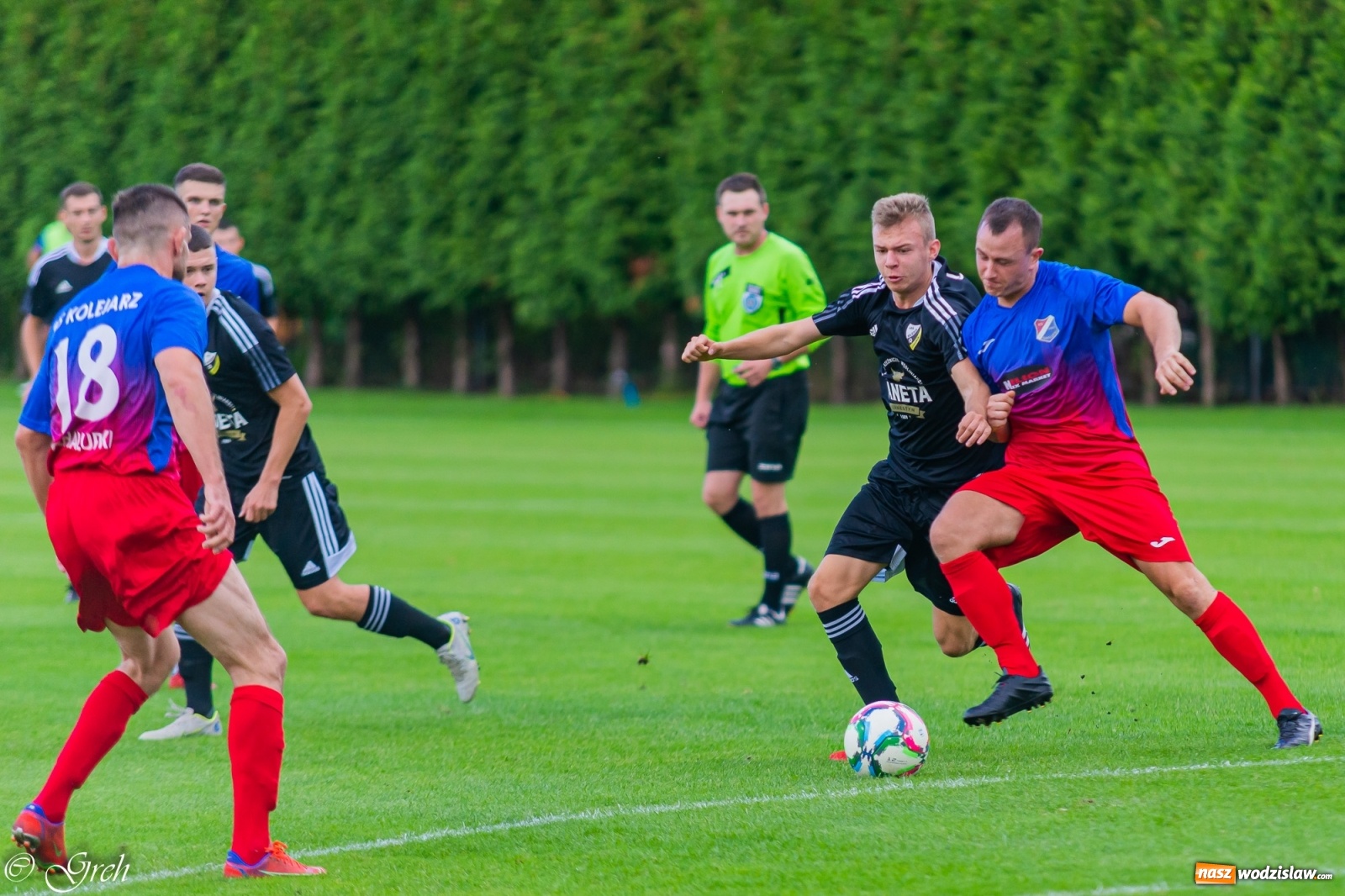 Zdjęcie w galerii na portalu naszwodzislaw.com: Kolejarz Chałupki pierwszym pogromcą Silesii Lubomia [FOTO] wiadomości z regionu