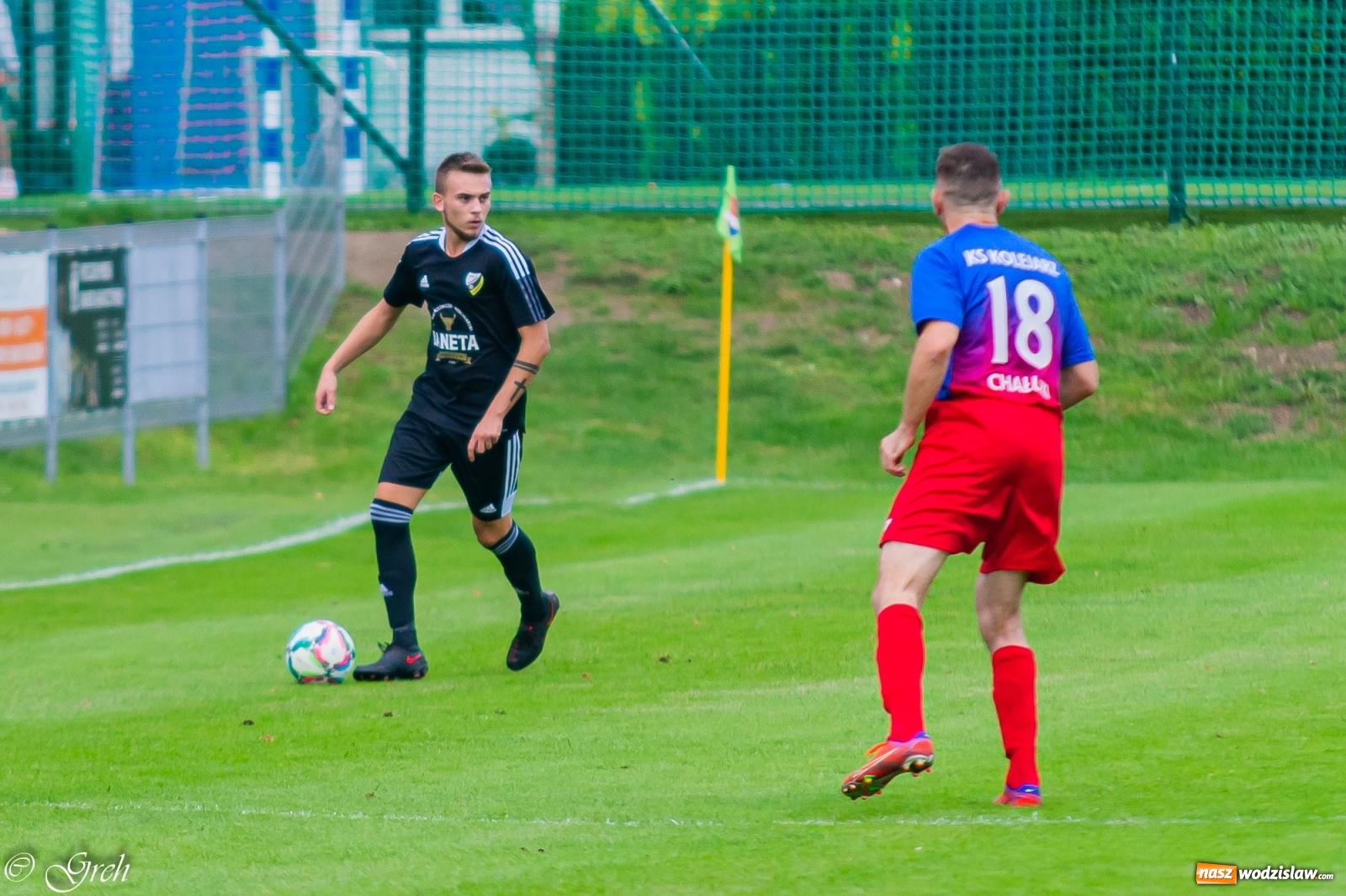 Zdjęcie w galerii na portalu naszwodzislaw.com: Kolejarz Chałupki pierwszym pogromcą Silesii Lubomia [FOTO] wiadomości z regionu