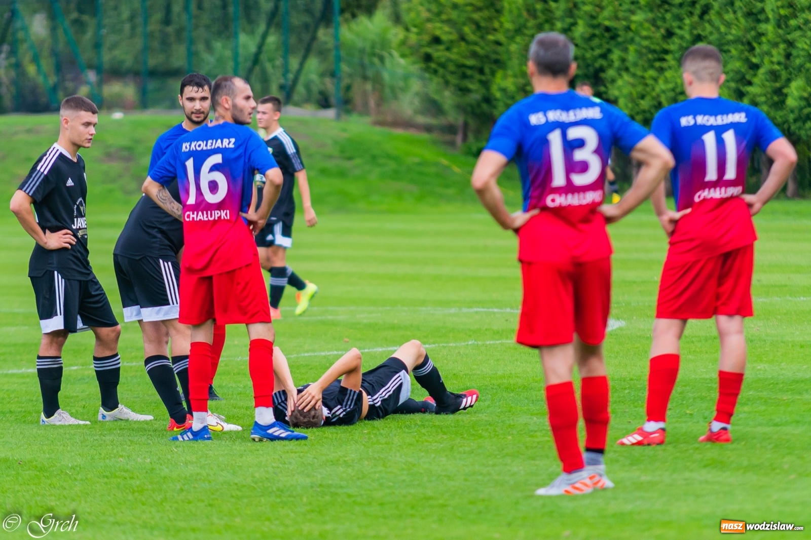 Zdjęcie w galerii na portalu naszwodzislaw.com: Kolejarz Chałupki pierwszym pogromcą Silesii Lubomia [FOTO] wiadomości z regionu