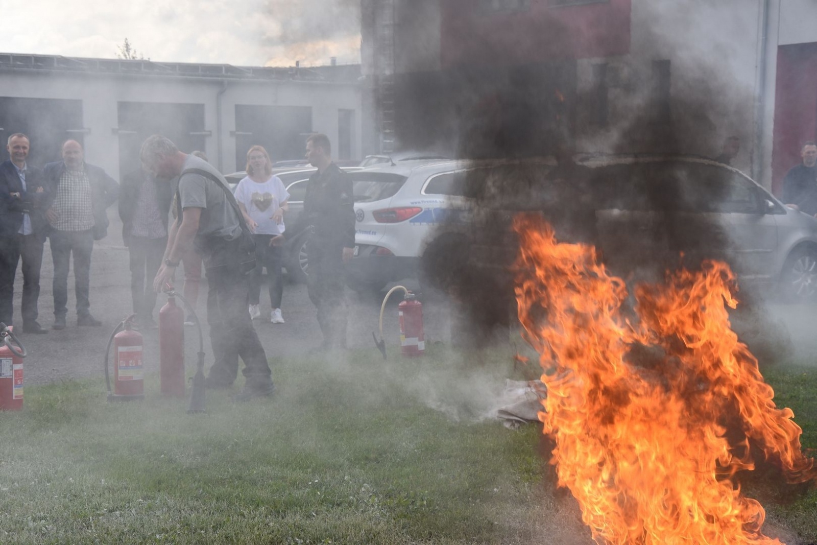 Zdjęcie w galerii na portalu naszwodzislaw.com: Bezpieczeństwo priorytetem. Szkolenie przeciwpożarowe dla pracowników starostwa [FOTO] wiadomości z regionu