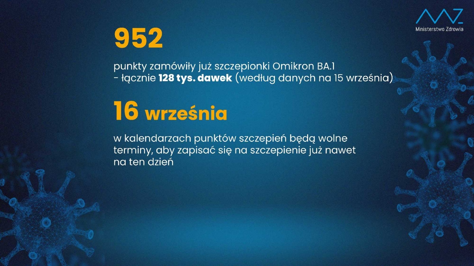 Zdjęcie w galerii na portalu naszwodzislaw.com: Od 16 września czwarta dawka dla wszystkich osób 12+ wiadomości z regionu
