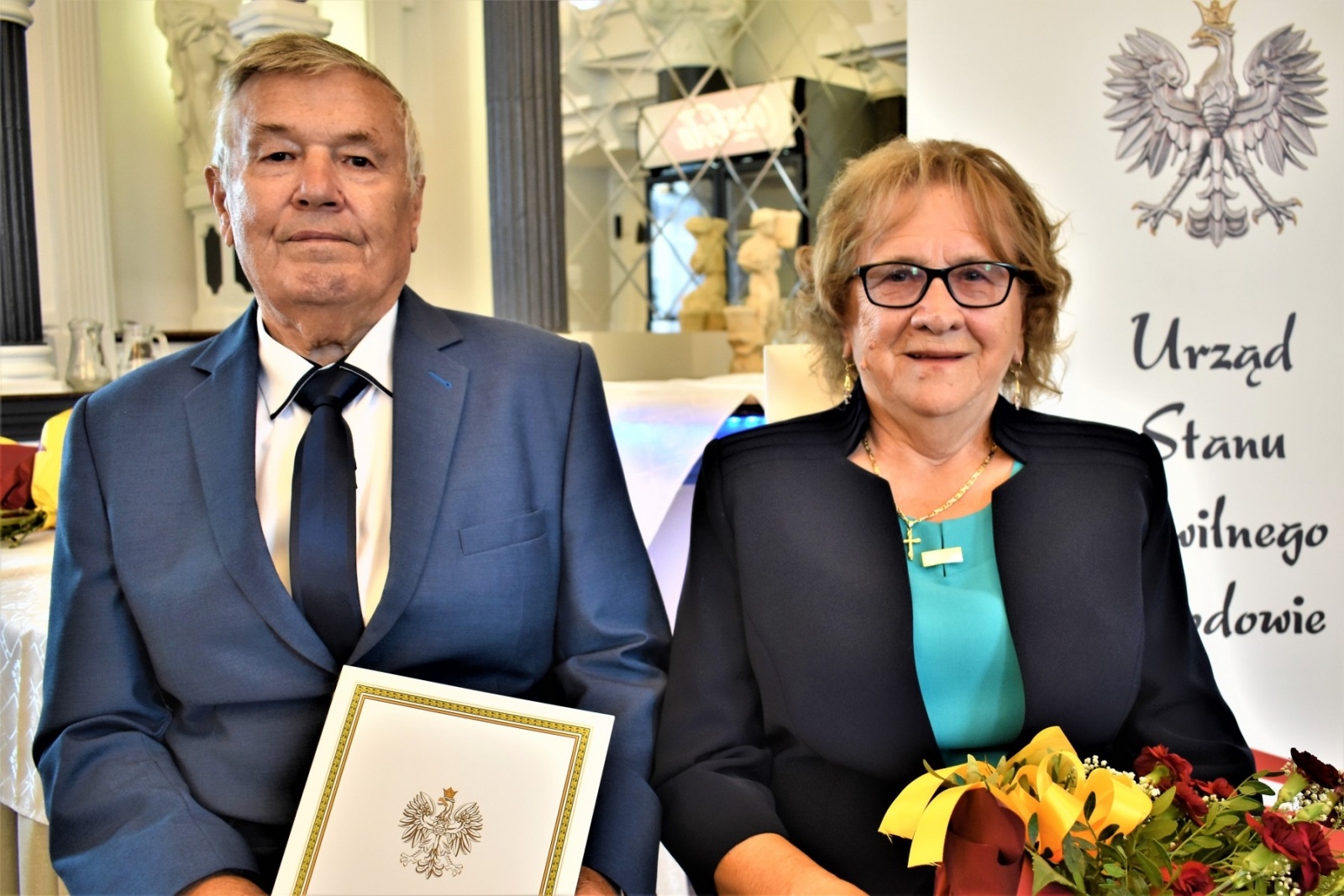 Zdjęcie w galerii na portalu naszwodzislaw.com: Małżeńskie jubileusze w Gminie Godów [FOTO] wiadomości z regionu