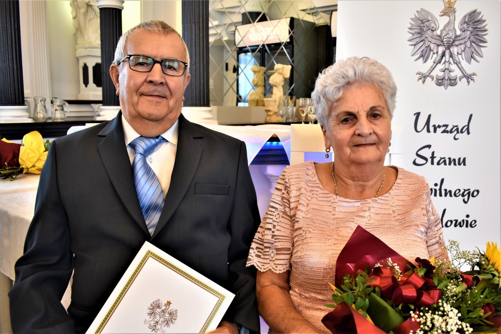 Zdjęcie w galerii na portalu naszwodzislaw.com: Małżeńskie jubileusze w Gminie Godów [FOTO] wiadomości z regionu