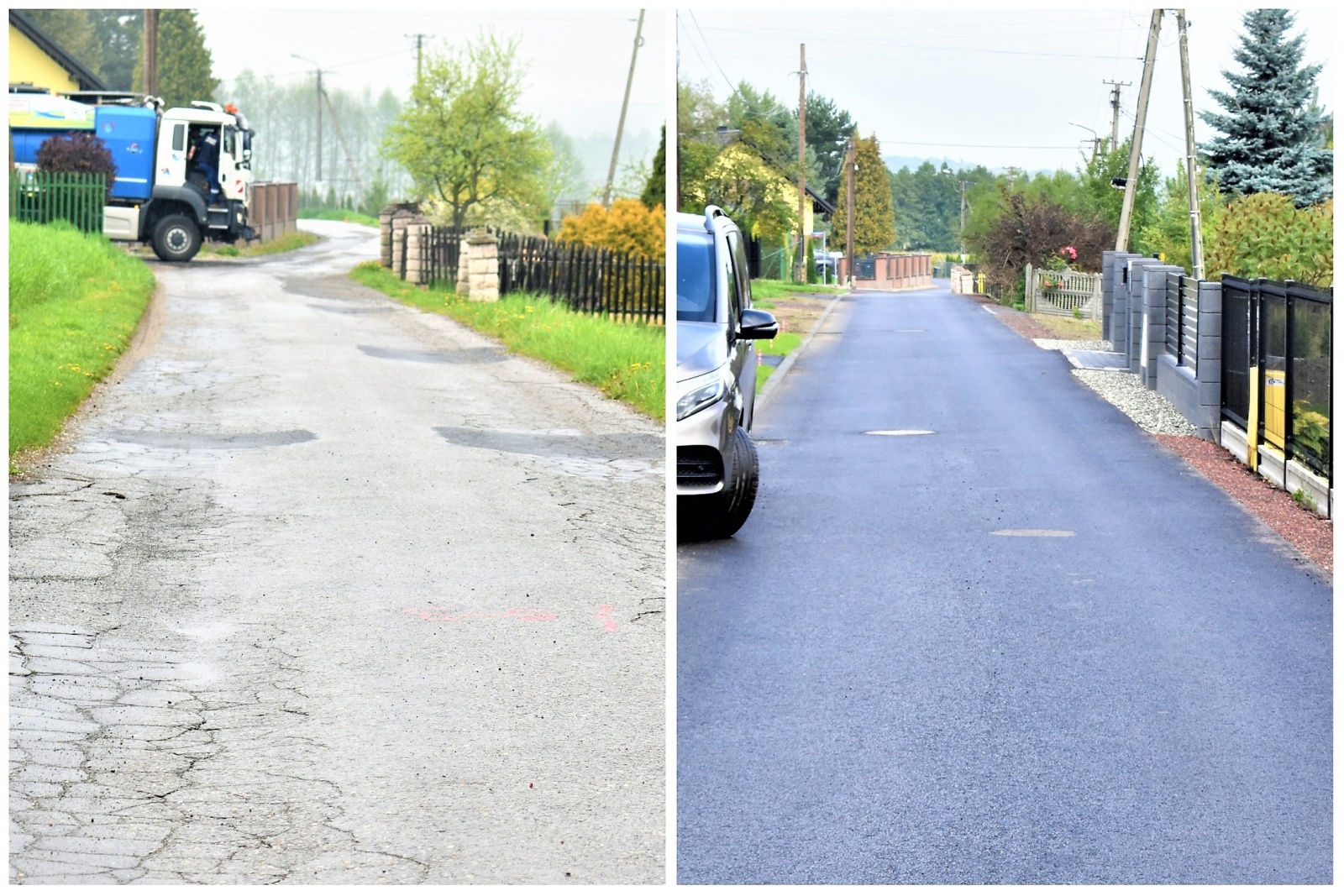 Zdjęcie w galerii na portalu naszwodzislaw.com: Ulica Żabkowska po remoncie. Droga jest równa jak stół wiadomości z regionu