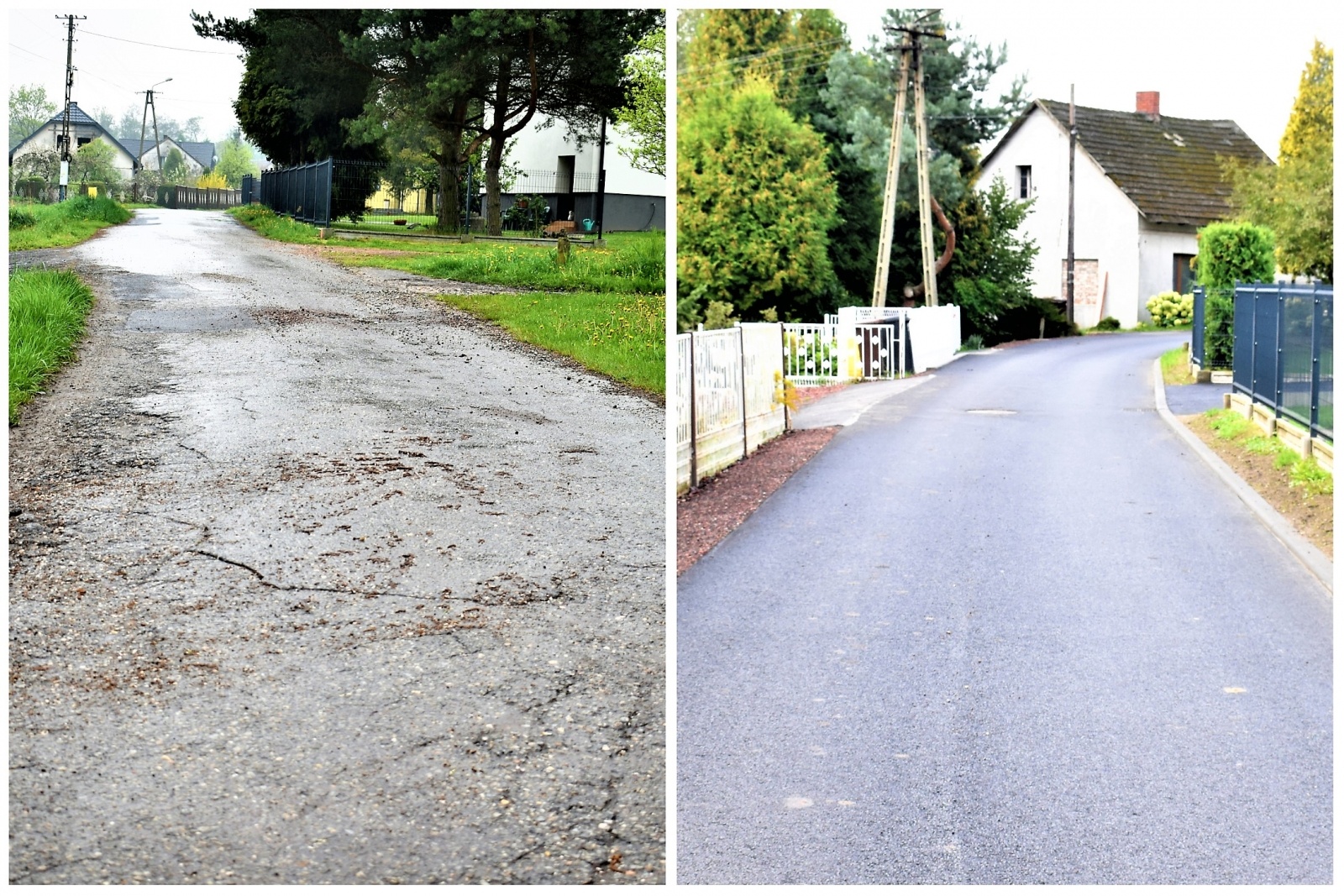 Zdjęcie w galerii na portalu naszwodzislaw.com: Ulica Żabkowska po remoncie. Droga jest równa jak stół wiadomości z regionu