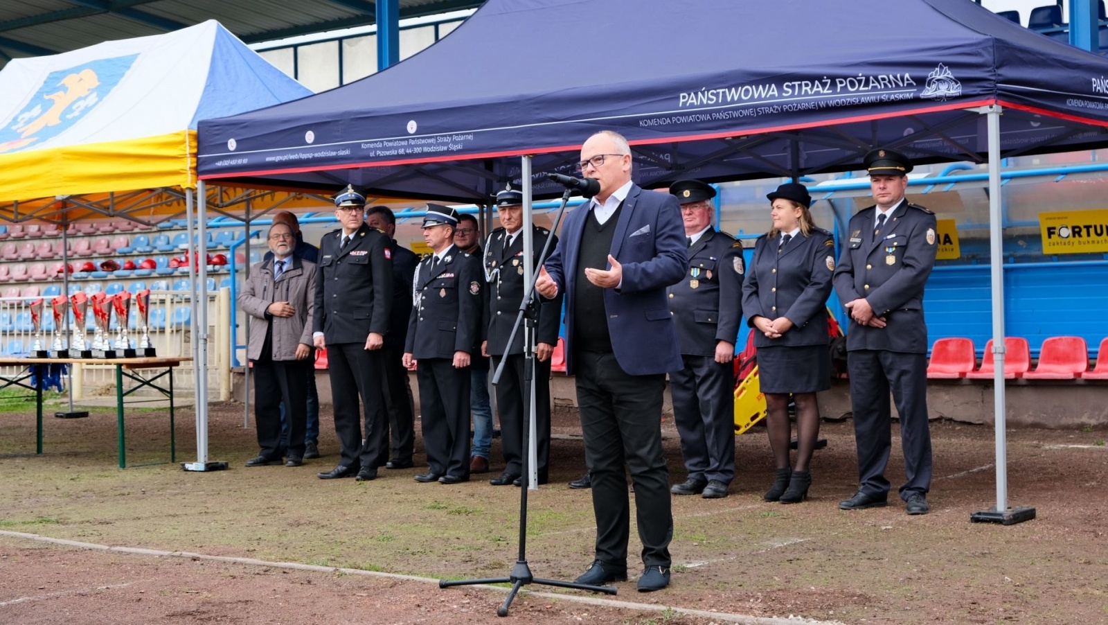 Zdjęcie w galerii na portalu naszwodzislaw.com: Strażackie zawody sportowo-pożarnicze za nami. Kto okazał się najlepszy? [FOTO] wiadomości z regionu