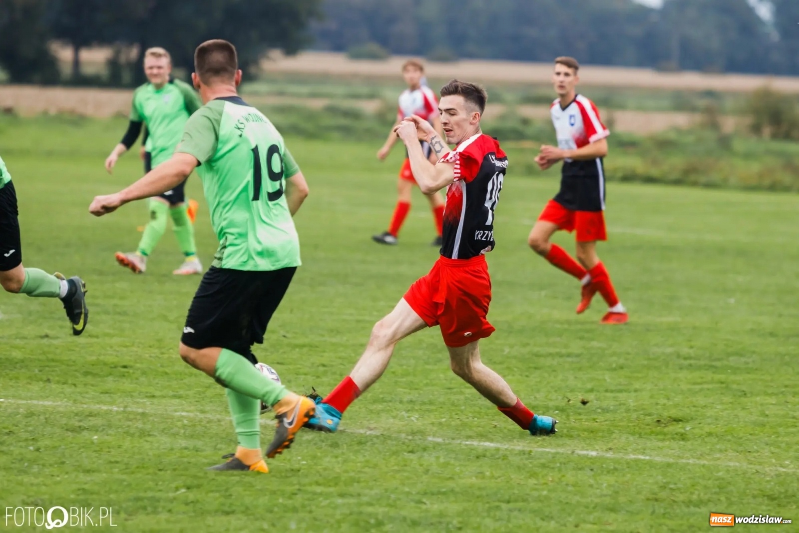 Zdjęcie w galerii na portalu naszwodzislaw.com: Naprzód z Krzyżkowic z kompletem punktów [FOTO] wiadomości z regionu
