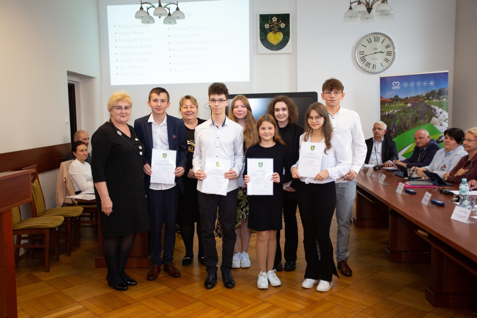 Zdjęcie w galerii na portalu naszwodzislaw.com: Burmistrz Radlina przyznała stypendia wiadomości z regionu