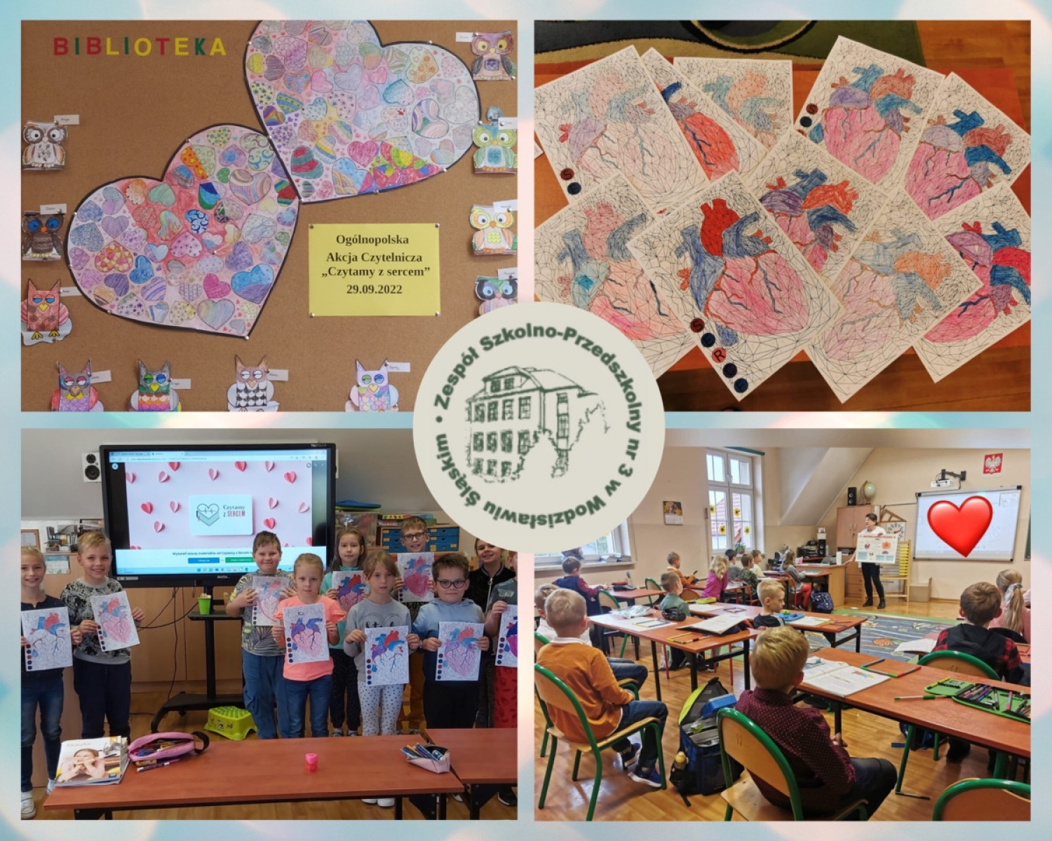 Zdjęcie w galerii na portalu naszwodzislaw.com: Akcja Czytamy z sercem w ZSP3 wiadomości z regionu