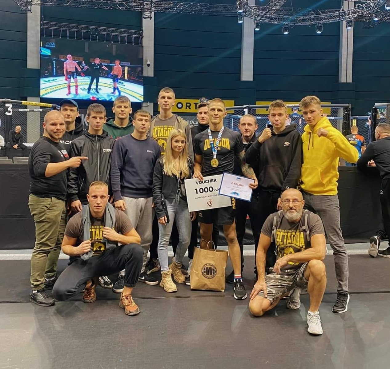 Zdjęcie w galerii na portalu naszwodzislaw.com: Octagon Team na mistrzostwach Polski MMA. Złoto wodzisławianina! wiadomości z regionu
