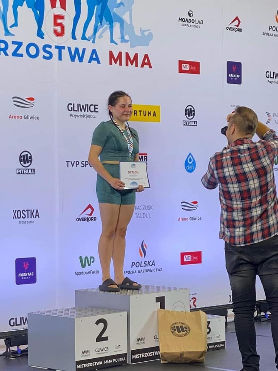 Zdjęcie w galerii na portalu naszwodzislaw.com: Octagon Team na mistrzostwach Polski MMA. Złoto wodzisławianina! wiadomości z regionu