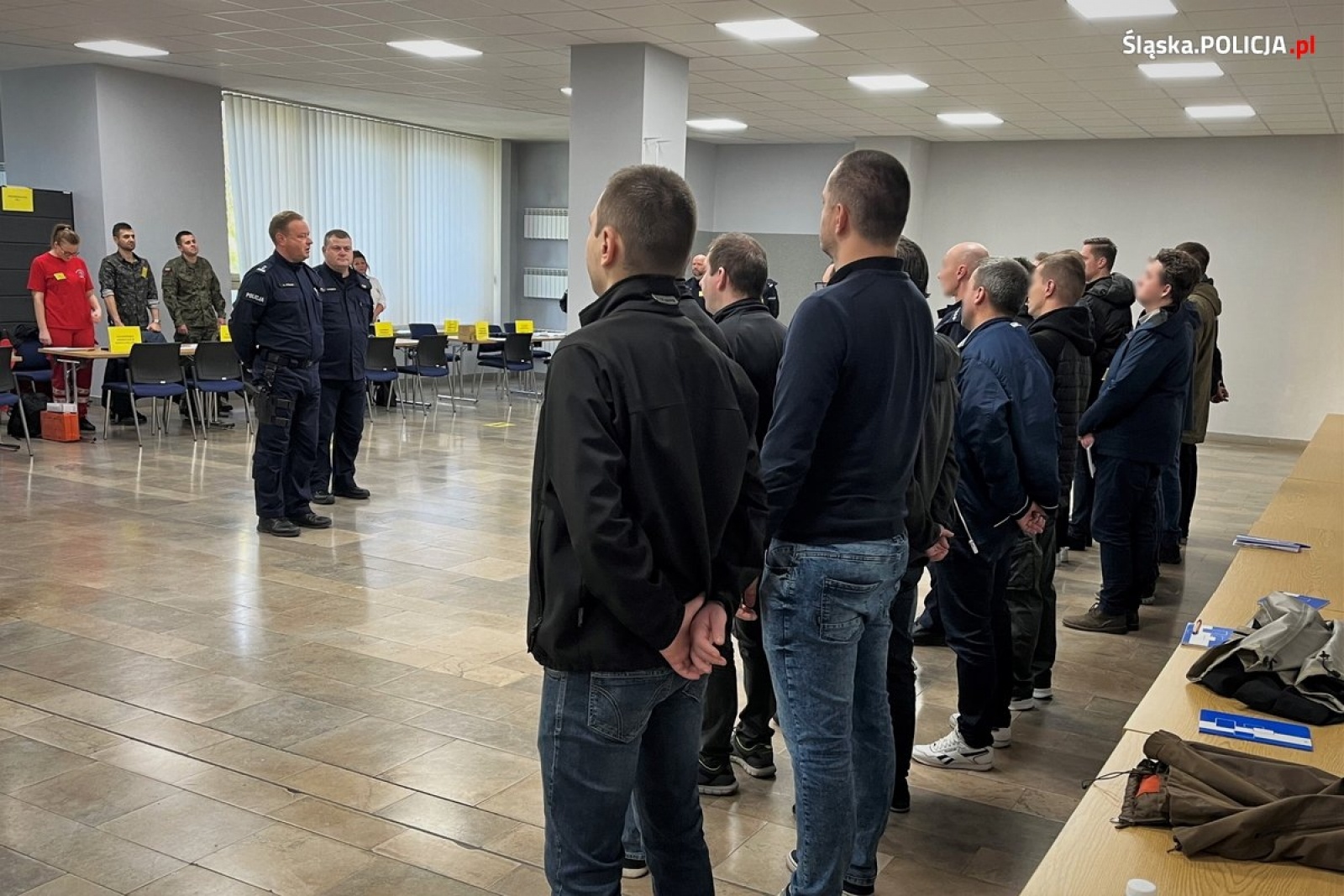 Zdjęcie w galerii na portalu naszwodzislaw.com: EGIDA-22. Policyjne ćwiczenia w jednostkach przewidzianych do militaryzacji wiadomości z regionu