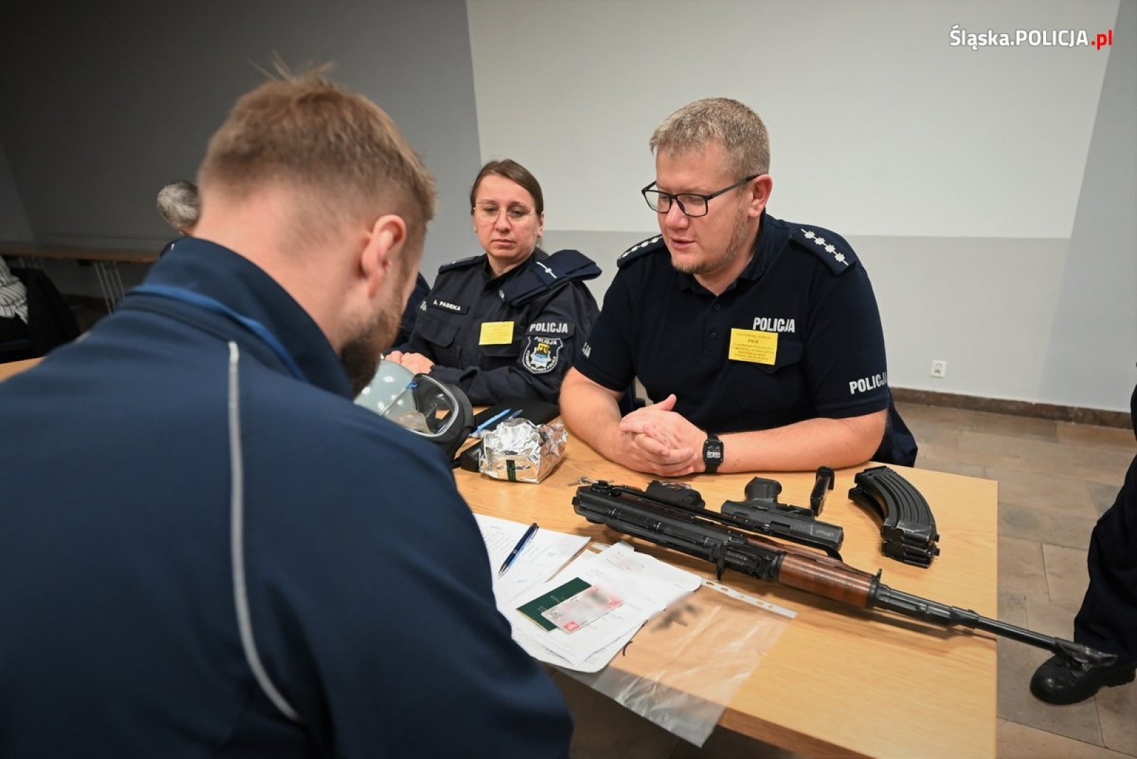 Zdjęcie w galerii na portalu naszwodzislaw.com: EGIDA-22. Policyjne ćwiczenia w jednostkach przewidzianych do militaryzacji wiadomości z regionu