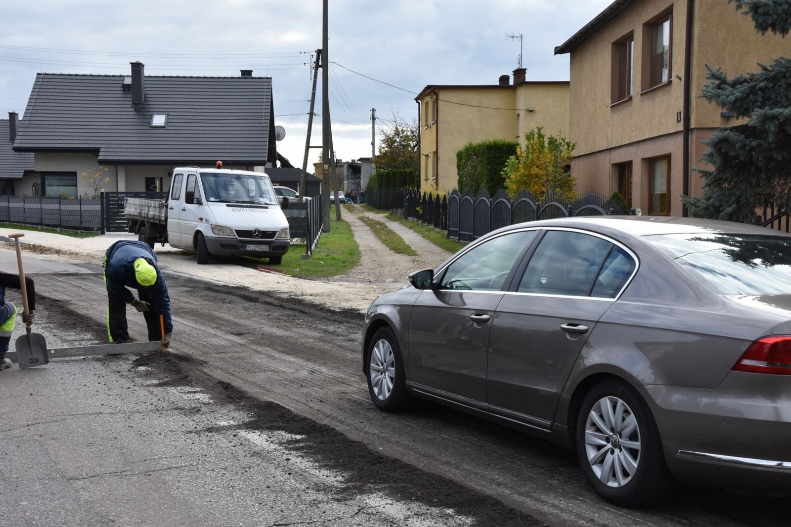 Zdjęcie w galerii na portalu naszwodzislaw.com: Trwają prace na Domeyki w Radlinie wiadomości z regionu