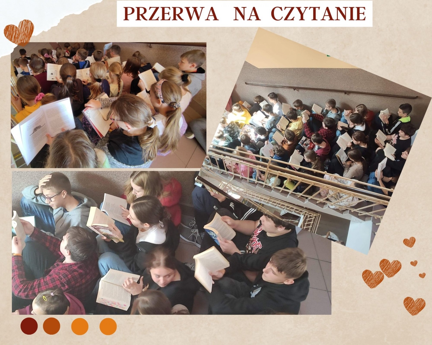 Zdjęcie w galerii na portalu naszwodzislaw.com: Przerwa na czytanie w ZSP3 wiadomości z regionu