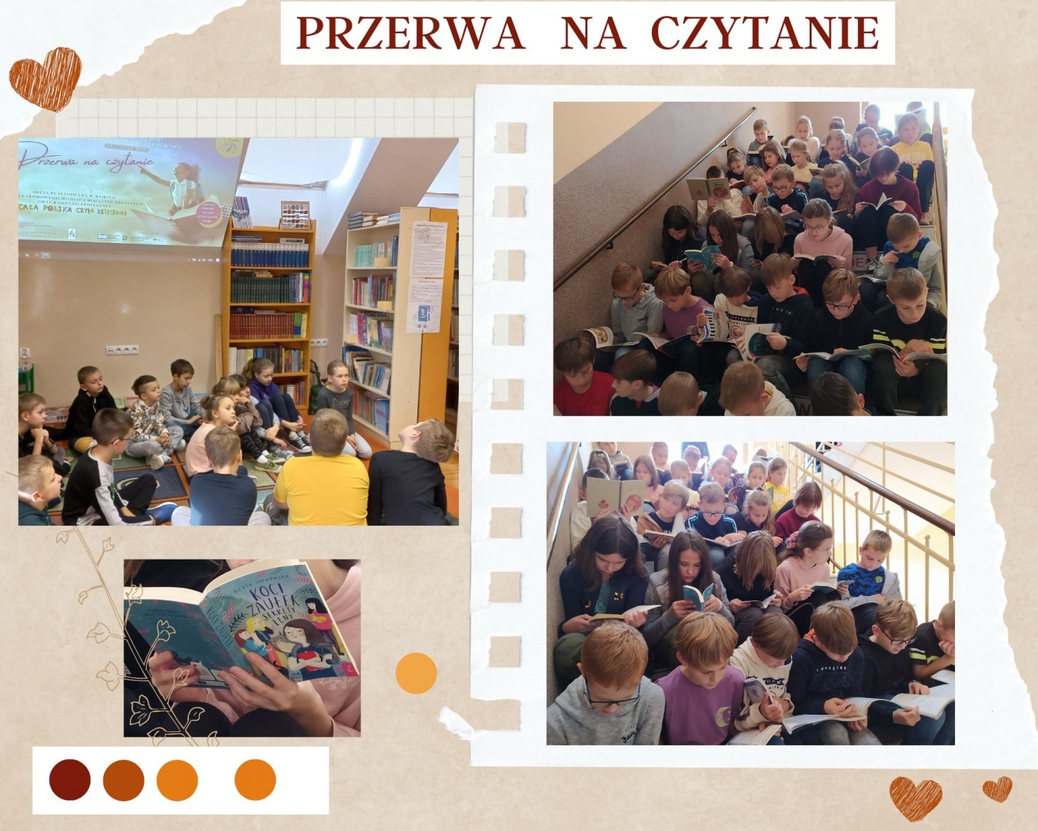 Zdjęcie w galerii na portalu naszwodzislaw.com: Przerwa na czytanie w ZSP3 wiadomości z regionu