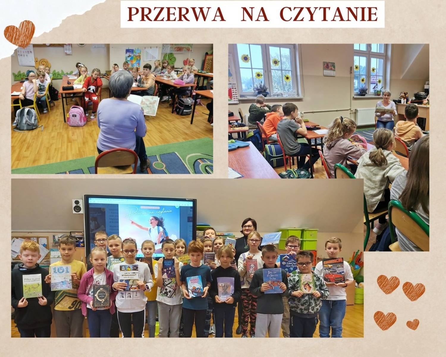 Zdjęcie w galerii na portalu naszwodzislaw.com: Przerwa na czytanie w ZSP3 wiadomości z regionu
