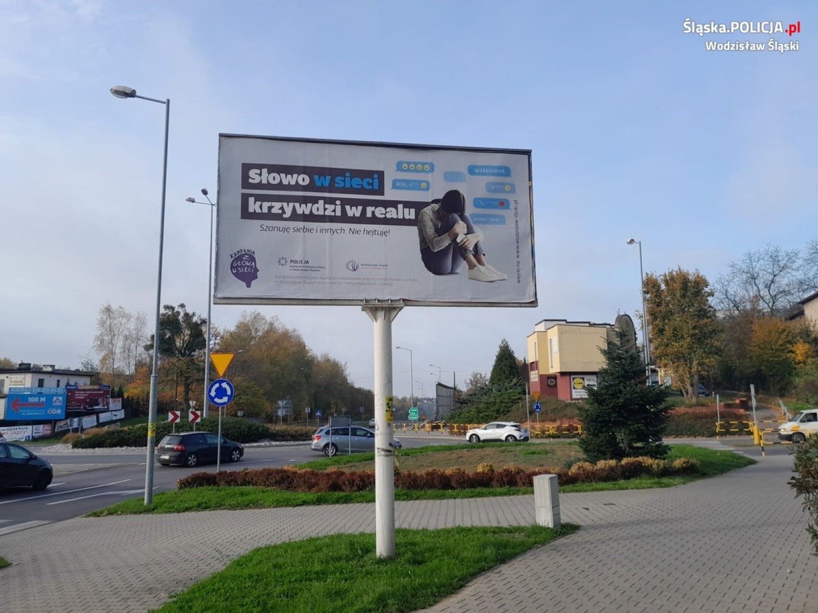 Zdjęcie w galerii na portalu naszwodzislaw.com: Nie daj się złowić w sieci. Widziałeś już te billboardy? wiadomości z regionu