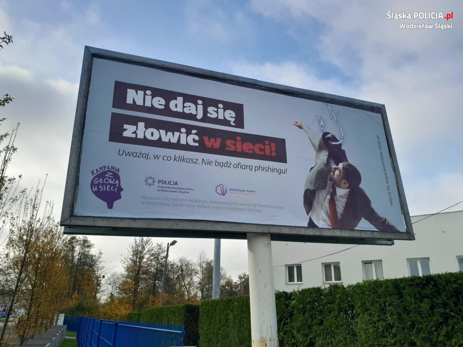 Zdjęcie w galerii na portalu naszwodzislaw.com: Nie daj się złowić w sieci. Widziałeś już te billboardy? wiadomości z regionu