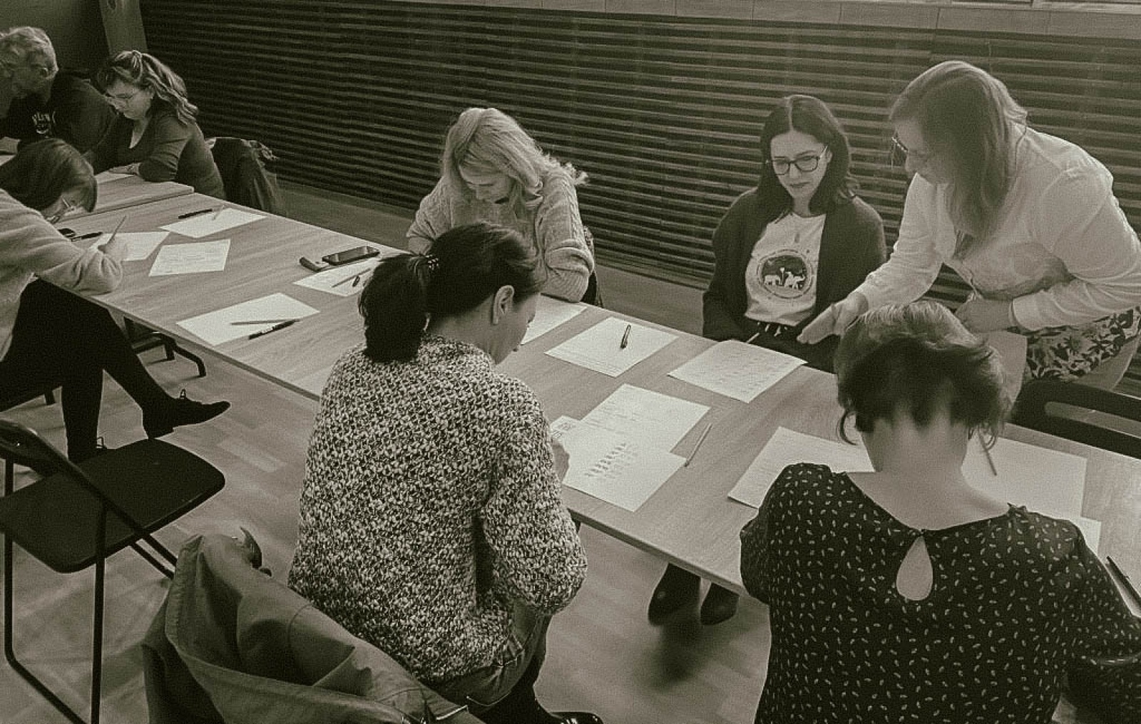 Zdjęcie w galerii na portalu naszwodzislaw.com: Warsztaty z kaligrafii w WCK wiadomości z regionu