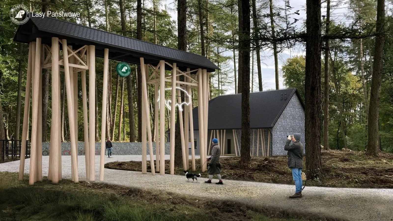 Zdjęcie w galerii na portalu naszwodzislaw.com: Tak będzie wyglądać zagroda żubrów w Raciborzu. Na tym nie koniec! [FOTO] wiadomości z regionu