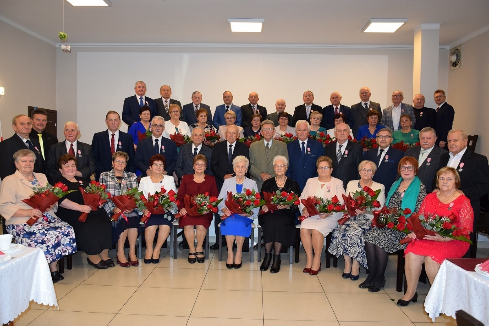 Zdjęcie w galerii na portalu naszwodzislaw.com: Złote i Diamentowe Gody w Gminie Mszana wiadomości z regionu