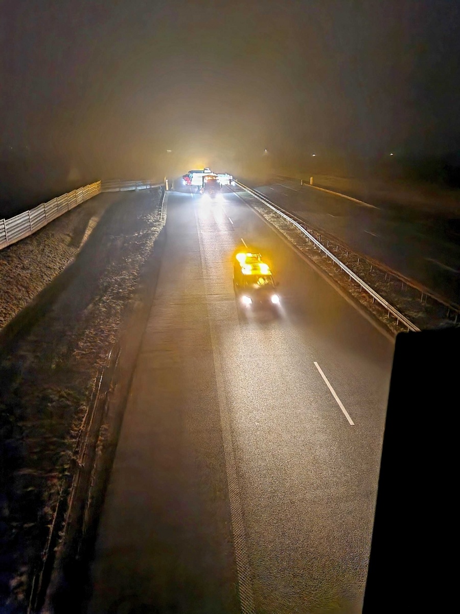 Zdjęcie w galerii na portalu naszwodzislaw.com: Pierwszy transport maszyny TBM dotarł do celu. Dwa kolejne przejadą przez nasz region wiadomości z regionu