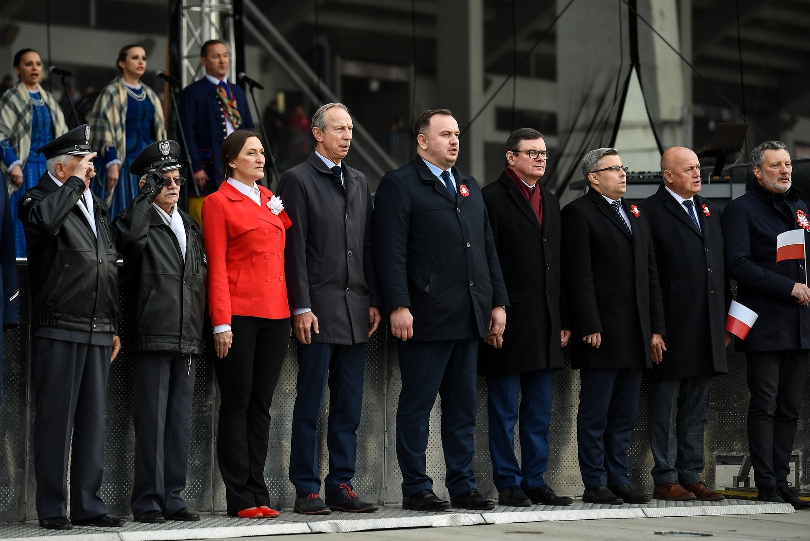 Zdjęcie w galerii na portalu naszwodzislaw.com: Za nami uroczyste obchody Narodowego Święta Niepodległości na Stadionie Śląskim wiadomości z regionu