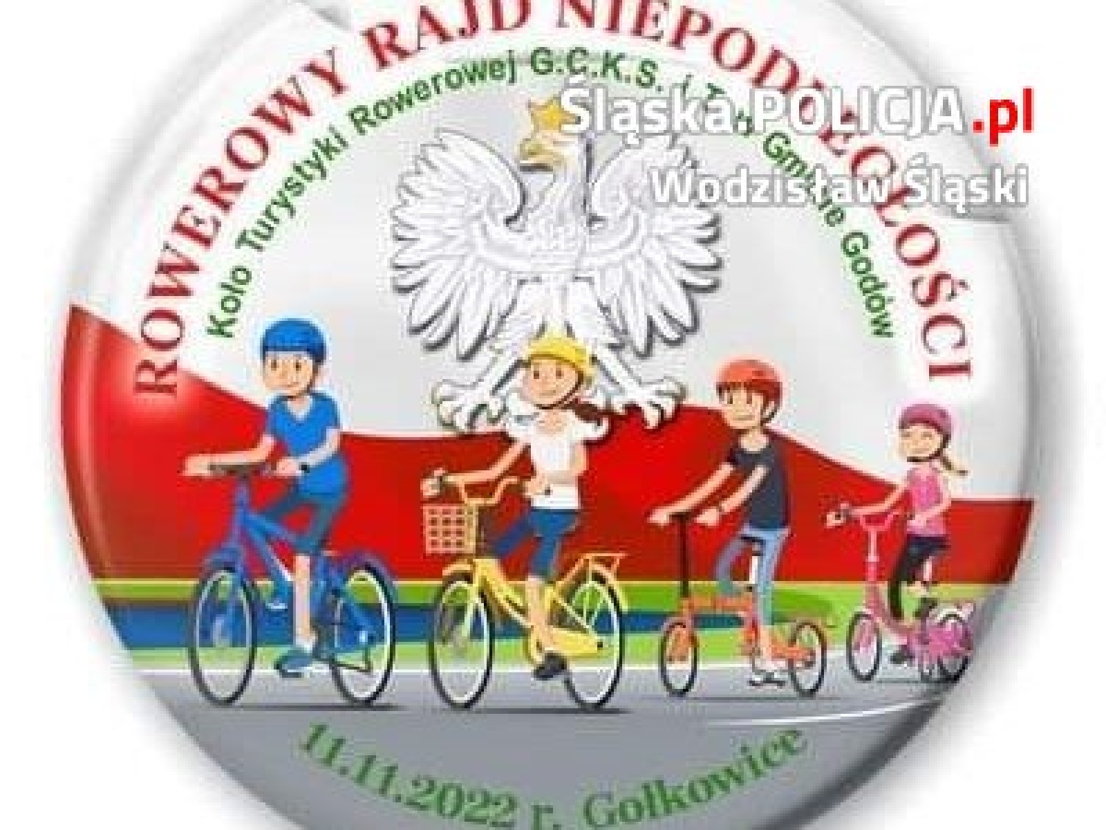 Zdjęcie w galerii na portalu naszwodzislaw.com: Wodzisławscy policjanci spotkali się z uczestnikami rajdu rowerowego wiadomości z regionu