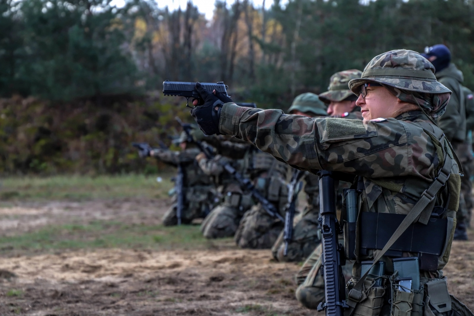 Zdjęcie w galerii na portalu naszwodzislaw.com: Śląscy Terytorialsi szkolą się zgodnie z ideą patrona wiadomości z regionu