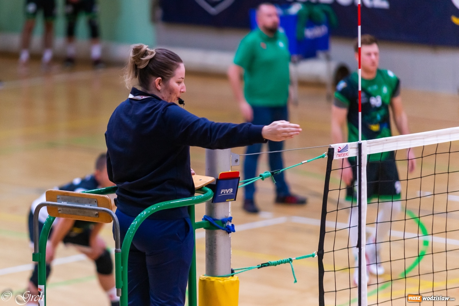 Zdjęcie w galerii na portalu naszwodzislaw.com: Siatkarskie derby w gatunku horroru [FOTO] wiadomości z regionu