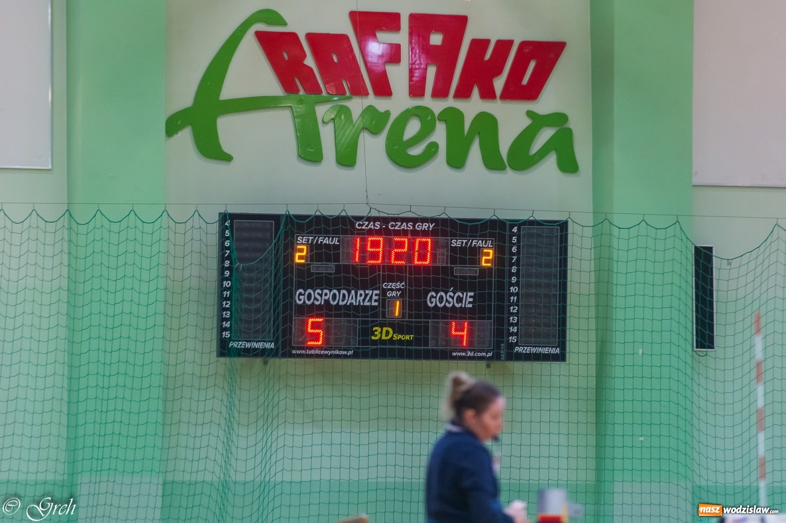 Zdjęcie w galerii na portalu naszwodzislaw.com: Siatkarskie derby w gatunku horroru [FOTO] wiadomości z regionu